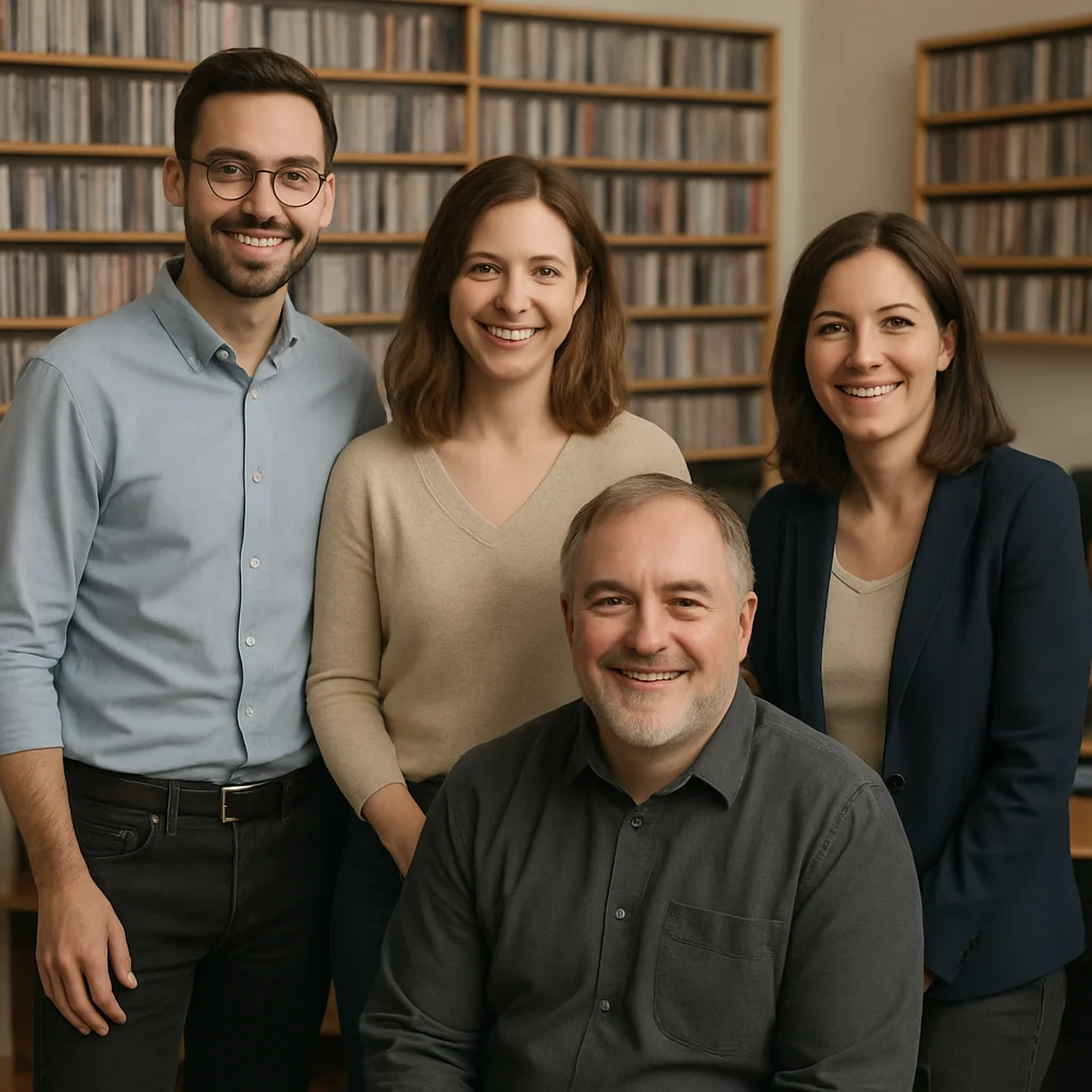 CD shelves at Musictastershop